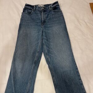 90s straight ultra high rise curve love jeans Abercrombie
